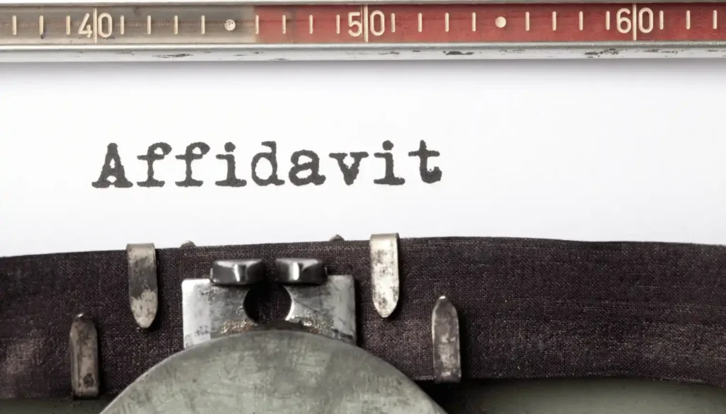 affidavit of support Dubai